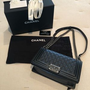 Chanel CAVIAR Boy Bag